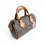 路易威登 Speedy 系列 Monogram 老花 Vivienne 圣诞限定迷你手提包